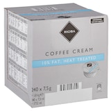 thumbnail of RIOBA Kaffeesahne 10% Fett 240 Portionen x 7,5g (1,8kg)