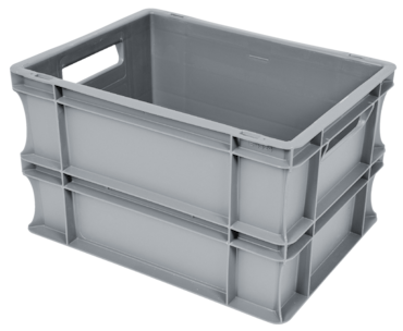 METRO Professional Recipiente Euro, 40 x 30 x 24 cm, cinzento