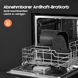 thumbnail of 6,5L Heißluftfritteuse 1700W - XL Airfryer mit Timer, Metall-Innenraum, 8 Programme, Digitaldisplay, Ohne Öl, mit Rezeptbuch, Spülmaschinenfest