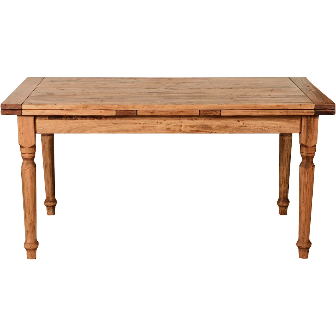 Biscottini Ausziehbarer Esstisch 160x90 cm - Restauranttisch - Massivholztisch Made in Italy - Natürlicher ausziehbarer Küchentisch