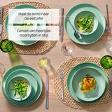 thumbnail of James Cooke Bord Bliss 22 cm Groen Stoneware 2 stuks