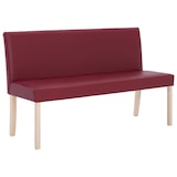 thumbnail of Helloshop26 - Bank/Sitzbank 139,5 cm Kunststoff bordeauxrot 02_0010807