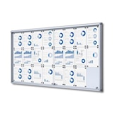 thumbnail of Vitrine d'affichage "LS" verre ESG -magnétique- 24 x A4 - VKF Renzel