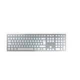 thumbnail of Teclado Aleman Cherry Kw 9100 Slim For Mac Usb + Bluetooth Qwertz Plata