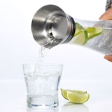 thumbnail of Wasserkaraffe Karaffe Wasserflasche Saftkrug Glaskaraffe Glaskanne 1L