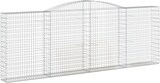 thumbnail of vidaXL Gabionen mit Hochbogen 2 Stk. 400x30x140/160cm Verzinktes Eisen