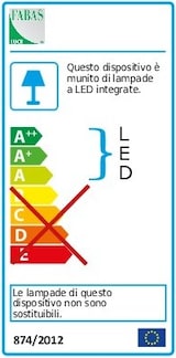 thumbnail of LED-Tischleuchte BARD 15W Weiß 3394-30-102 Fabas Luce
