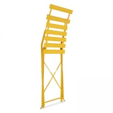 thumbnail of Lot de 2 chaises pliantes en acier jaune - Oviala