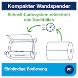 thumbnail of Tork Performance 652100 W1 Handdoekroldispenser metaal, kunststof handmatig Turquoise, wit