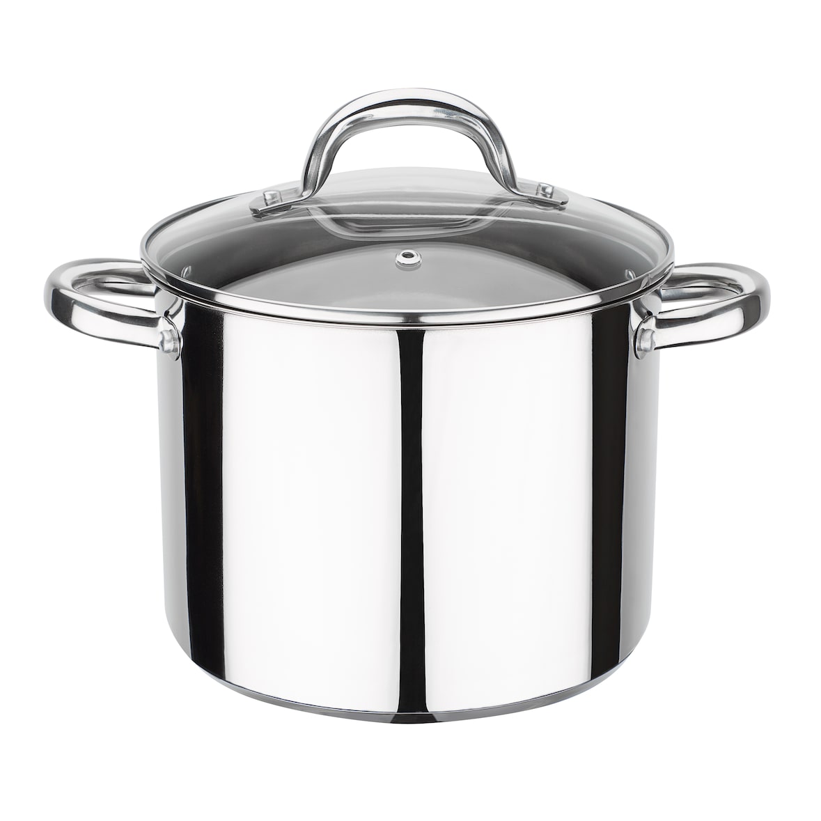 GSW Gemüsetopf Montreal 20 x 18,0 cm mit Glasdeckel, 5 Liter, induktionsgeeignet, backofengeeignet bis 240°C