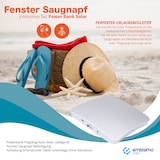 thumbnail of Fenster Saugnapf Power Bank Solar - Ladegerät Flugzeug & Auto 1800mAh  1 Stück