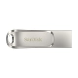 thumbnail of SanDisk Ultra Dual Drive Luxe USB-Stick 256 GB USB Type-A / USB Type-C 3.2 Gen 1 (3.1 Gen 1) Edelstahl
