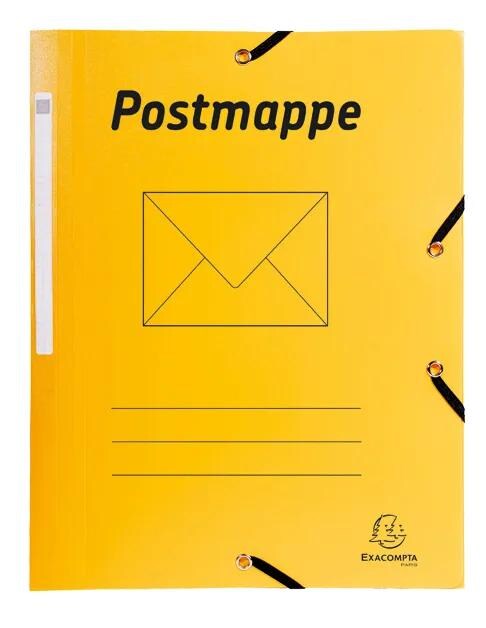 Exacompta 55849B 30x Postmappe A4 aus PP - Gelb