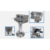 thumbnail of Edelstahl  Standgrill  mit Grillrost