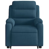 thumbnail of vidaXL Massagesessel mit Aufstehhilfe Blau Samt