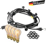 thumbnail of Illu- Party Garten Lichterkette für Außen 40m schwarz 60x LED Edison Filament