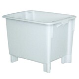 thumbnail of Drehstapelbehälter, LxBxH 800 x 600 x 600 mm, 170 Liter, weiß, lebensmittelecht