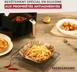 thumbnail of Fackelmann Bandeja de Papel para Freidora de Aire, Papel Air Fryer Redondo, Antiadherente y Resistente 230ºC, Accesorios Air Fryer, 16x4,5 cm, 50 uds