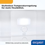 thumbnail of Exquisit Kühl-Gefrierkombination KGC265-70-NF-WS-040C weiss | No Frost | Nutzinhalt: 251 L | Temperaturregelung | Alarm