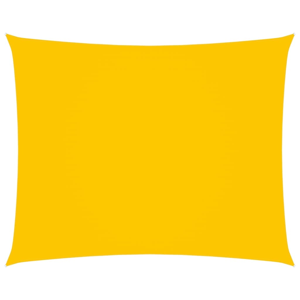 vidaXL Sonnensegel Oxford-Gewebe Rechteckig 4x5 m Gelb