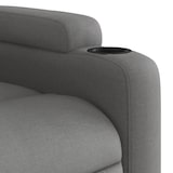 thumbnail of Fauteuil inclinable Gris foncé Tissu Modèle Selvina