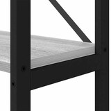 thumbnail of vidaXL Regal Grau Sonoma 156 x 25 x 167.5 cm Holzwerkstoff