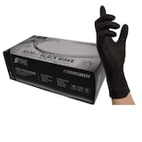 thumbnail of NITRAS Black Wave, Nitril Einmalhandschuhe, Einweghandschuhe, schwarz Größe: XL  100 Stück