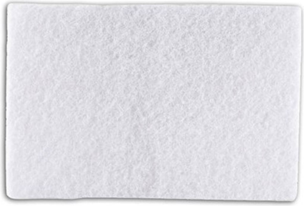 Schleifkissen weiß - 15cm x 23 cm x 10 - Tampel