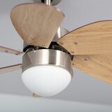 thumbnail of TechBrey Ventilador de Techo LED Orion Madera 81cm Motor DC Madera