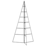 thumbnail of vidaXL Metall-Weihnachtsbaum für Dekorationen Schwarz 140 cm
