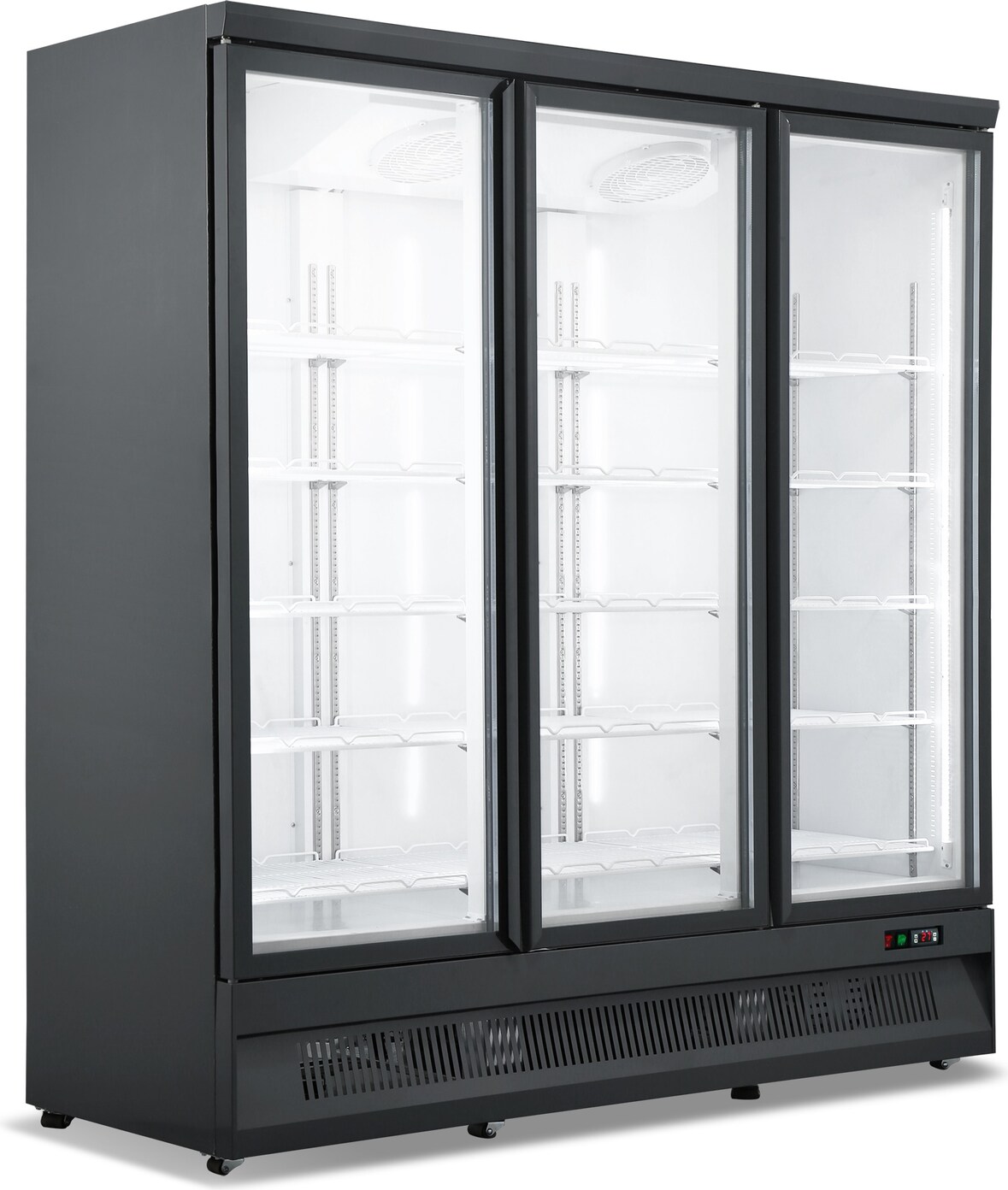 Combisteel Tiefkühlschrank 1450 Liter mit 3 Glastüren und 15 Roste