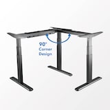 thumbnail of LogiLink Sitz-/Steh-Schreibtischgestell EO0016 EO0016  (B x H x T) 1200 x 1150 x 620 mm Schwarz