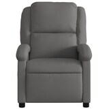 thumbnail of vidaXL Massagesessel Relaxsessel Echtleder Grau