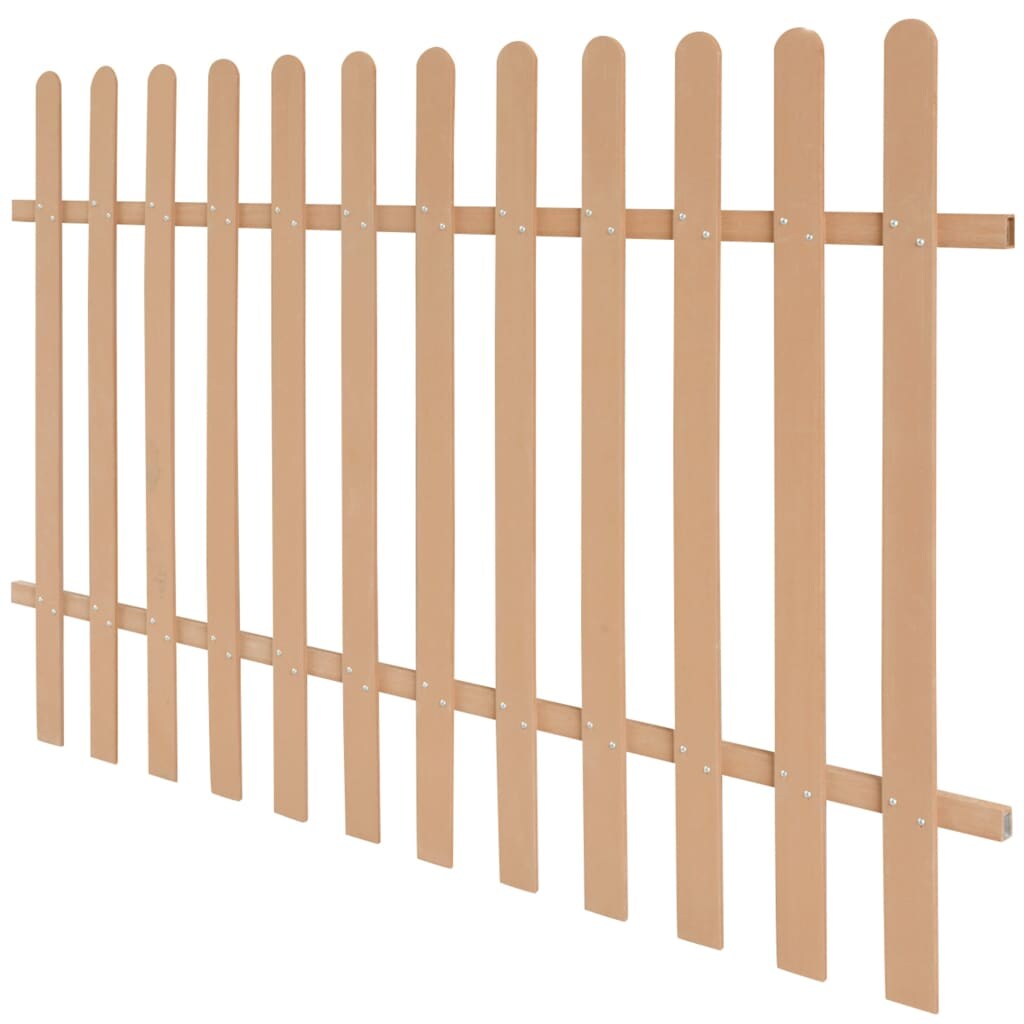 Valla de estacas de jardín de WPC 200x120 cm
