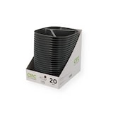 thumbnail of Menübox 3-geteilt schiefergrau mit Deckel circ Nette Mehrweg©