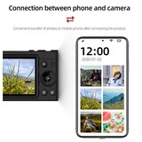 thumbnail of Caméscope Numérique 64MP 4K WiFi Zoom 28x Ecran HD Autonomie 4h Noir YONIS