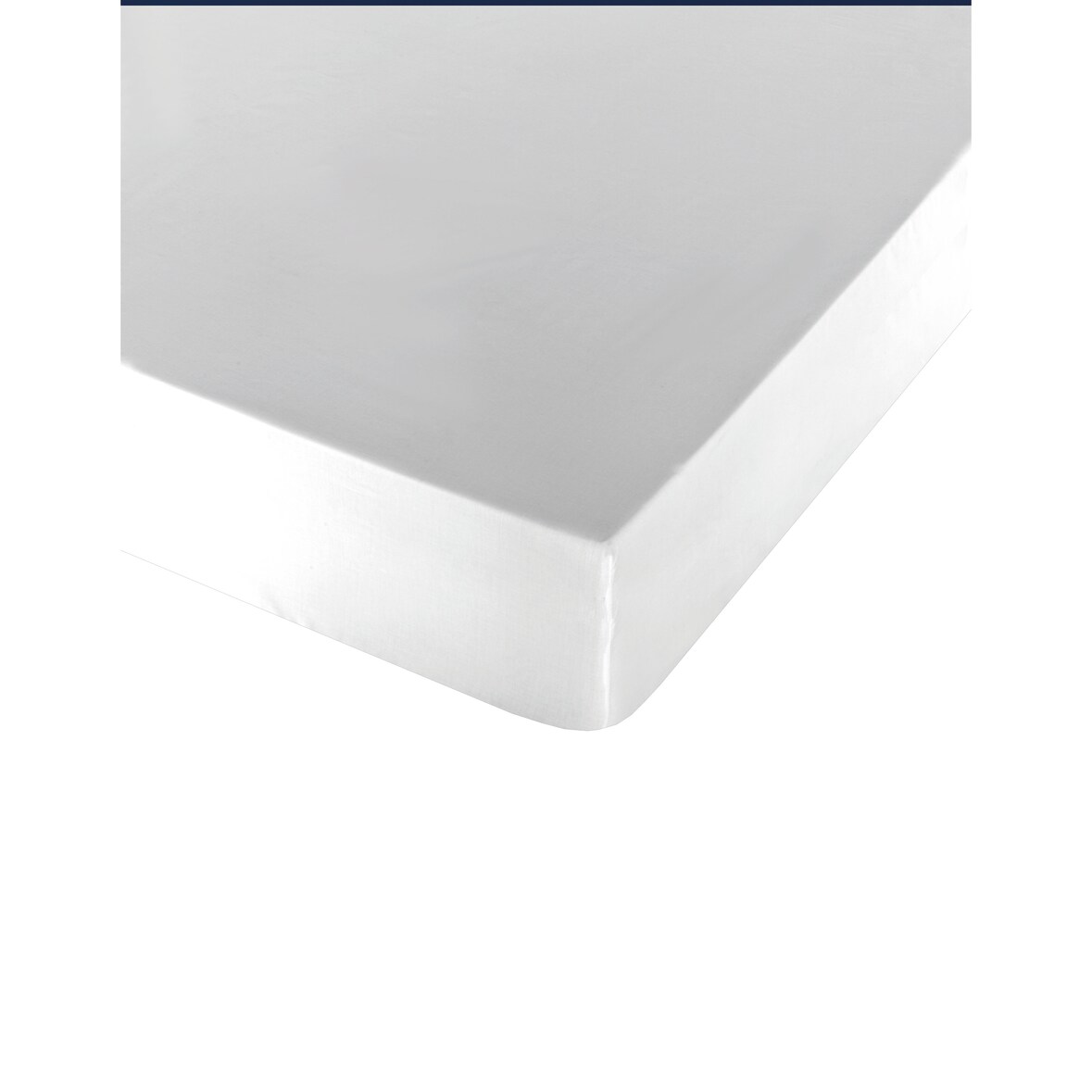 Lençol liso 105 algodão extra macio fabricado na Espanha Branco Naturals