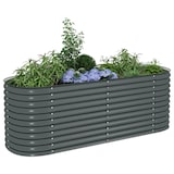 thumbnail of vidaXL Verhoogd tuinbed 240 x 80 x 81 cm Gegalvaniseerd staal Grijs