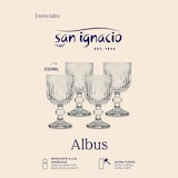thumbnail of San Ignacio – 12-teiliges Geschirrset aus Opalglas Weiß mit 4 Gläsern aus Kristallglas à 300 ml