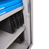 thumbnail of Rocada armario metálico persiana 120x198x45 ral 7035 incluye 4 baldas. color gris. medida 120x198x45cm (largo x alto x prof.)