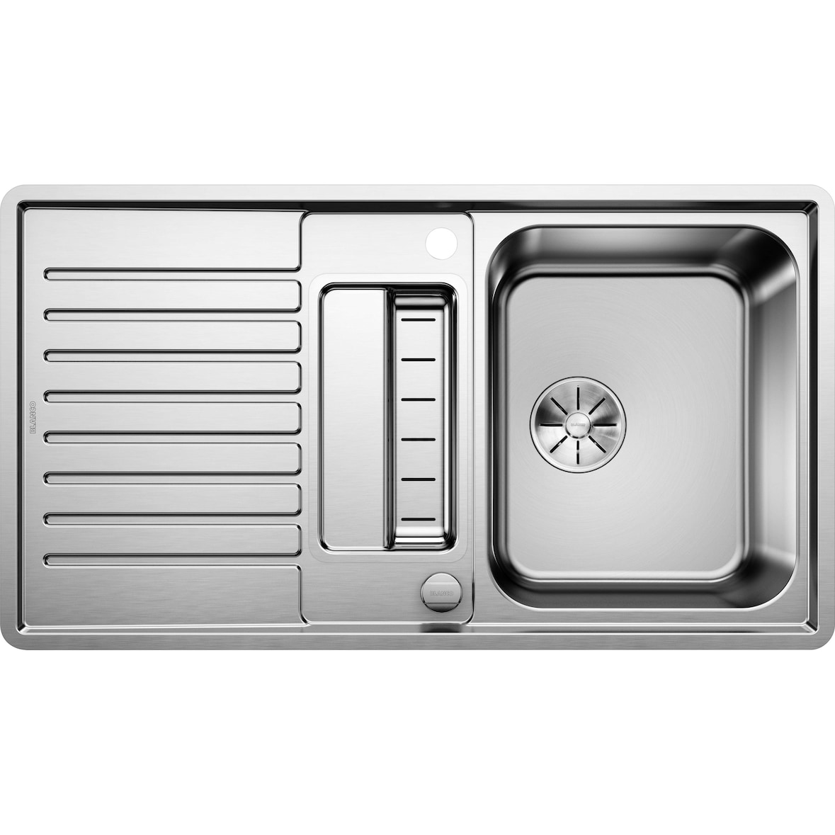 BLANCO CLASSIC Pro 5 S-IF Einbauspüle Edelstahl Edelstahl ab 50 cm Excenter
