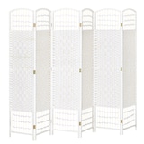 thumbnail of HOMCOM Biombo de 6 Paineis Separador de Ambientes Dobrável 242x170cm Divisória de Habitações de Fibra de Papel  Branco