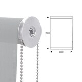 thumbnail of Estore Rocada 200cm comprimento x 240cm altura - cortina pérola com mecânica branca