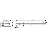 thumbnail of HG Handtuchhalter AddStoris zweiarmig, 4