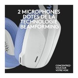 thumbnail of Casque Gaming Sans Fil Logitech -g435 Lightspeed - Blanc - Leger Bluetooth Avec Micro Integre Pour Dolby Atmos, Pc, Ps4, Ps5, Mo