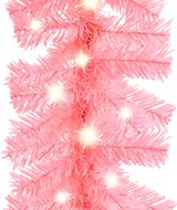 thumbnail of Weihnachtsgirlande mit LED-Lichtern 20 m Rosa