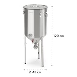 thumbnail of Gärkeller Pro XL Fermentierkessel 60 Liter Ablassventil 304-Edelstahl Silber-Metallic