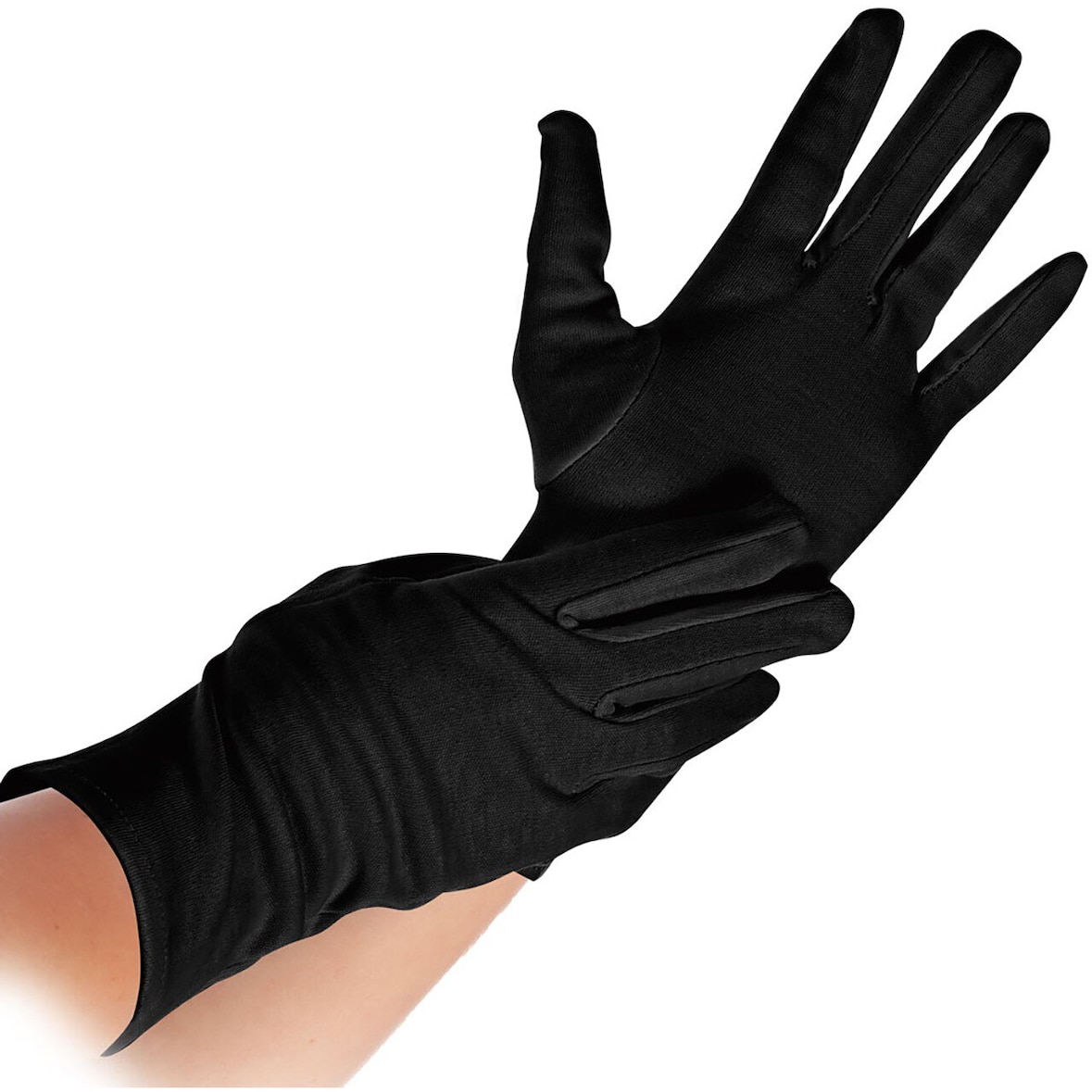 Hygostar Baumwoll-Handschuh NERO schwarz, Größe XL, Paar