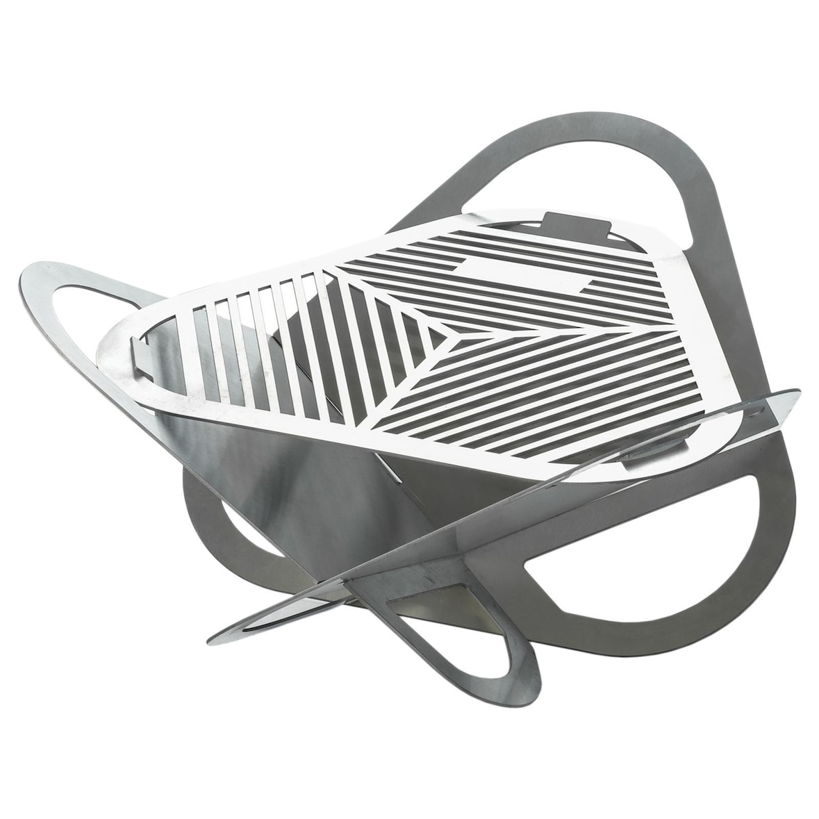 Feuerstelle Edelstahl Feuerschale BBQ Lagerfeuer klappbar Gartenfeuer Feuerkorb