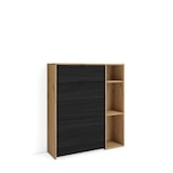 thumbnail of Schuhregal, Schuhschrank, 90x27x102cm, 10 Paar Schuhe, Schuh Organizer, Eiche Schwarz _671_3